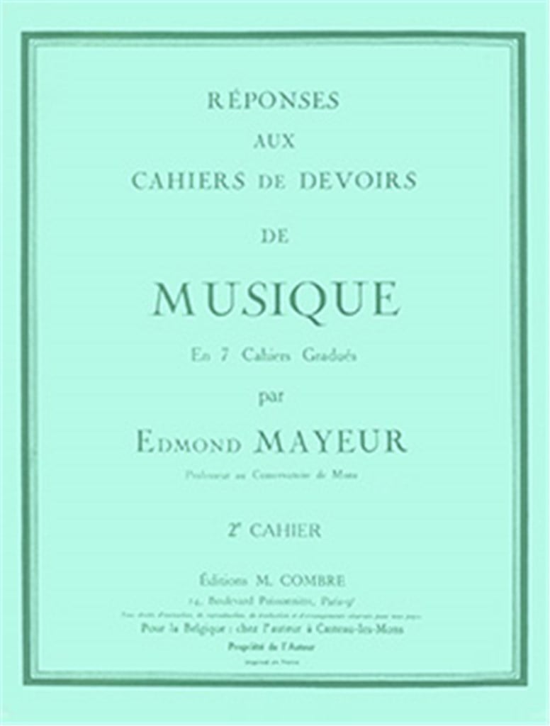 Réponses aux devoirs du n°2